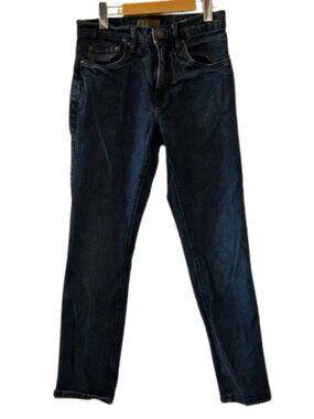 Men's Slim Straight Jeans in Dark Blue